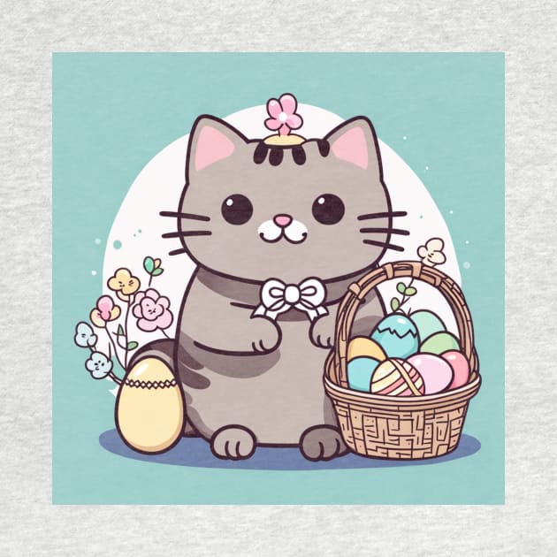 Cute Easter Pusheen by Love of animals